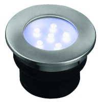 GARDEN LIGHTS - Projecteur encastrable led brevus blanc froid 1w 12v | HYDRALIANS