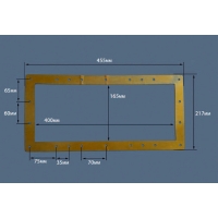 HAYWARD - Jeu de 2 joints bride de skimmer grand modèle pour cofies | HYDRALIANS