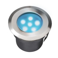 GARDEN LIGHTS - Projecteur encastrable led sirius bleu 1w 12v | HYDRALIANS