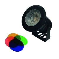 BF LIGHT - Spot led 3 en 1 blanc chaud avec 4 filtres 10w 900 lm | HYDRALIANS