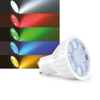 SELECTION HYDRALIANS - Lampe led rgb+w 230v gu10 4w 280 lm | HYDRALIANS