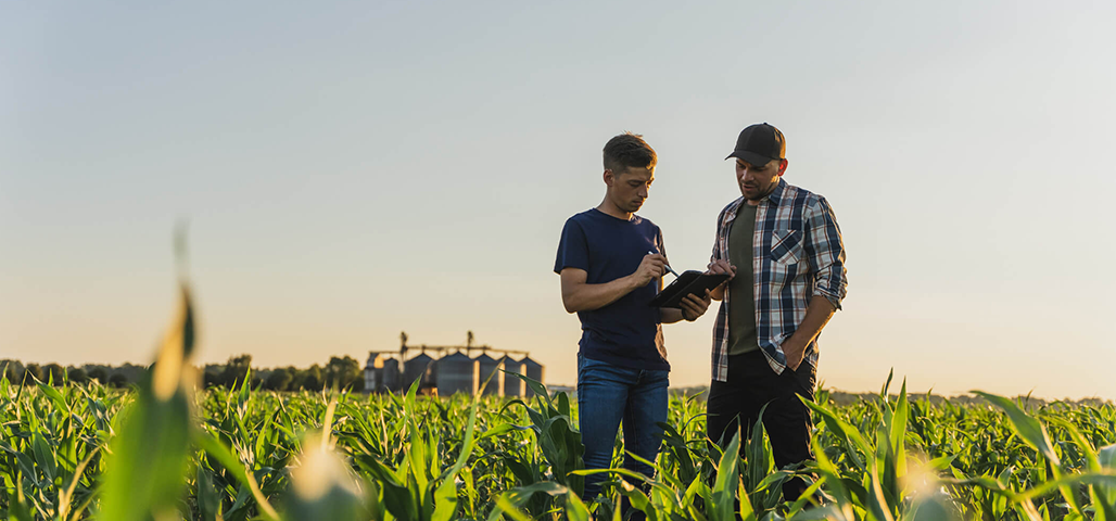 Deux personnes en train de discuter
